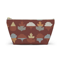 Frond Accessory Pouch w T-bottom in Red